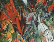 Franz Marc In the Rain oil painting picture wholesale